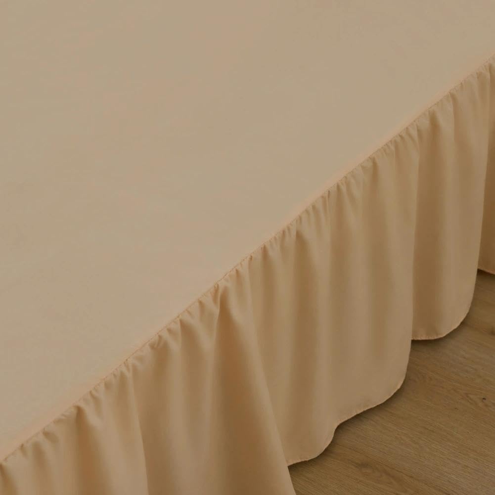 Bed Skirt Full Size Ruffled Bed Skirts with Split Corners